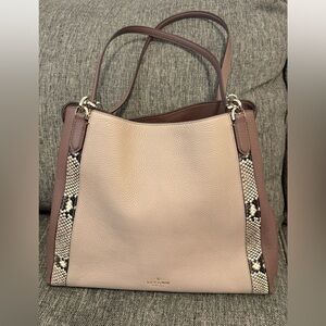 Kate Spade Pink and Brown Shoulder Bag